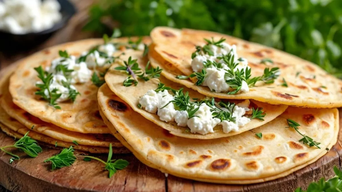 Берем кефир и творог — через 10 минут наслаждаемся аппетитными лепешками вкуснее блинов: просто, быстро и сытно