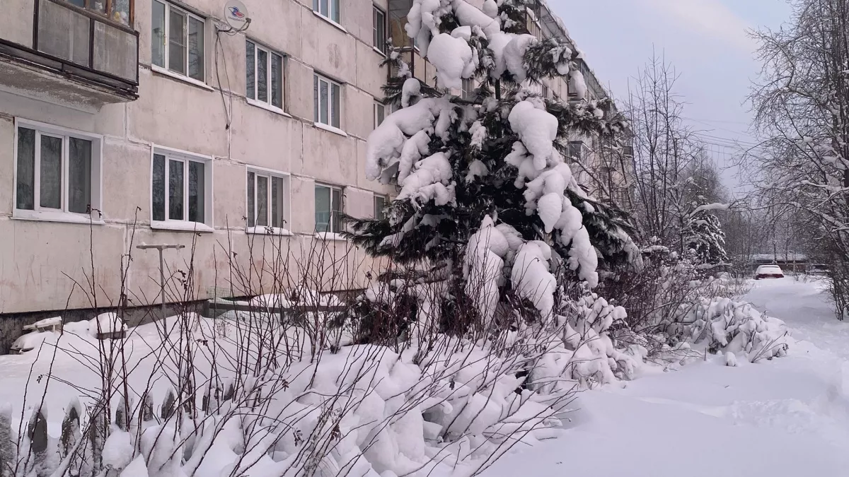 Жителей Коми предупредили об опасности схода снега и льда с крыш