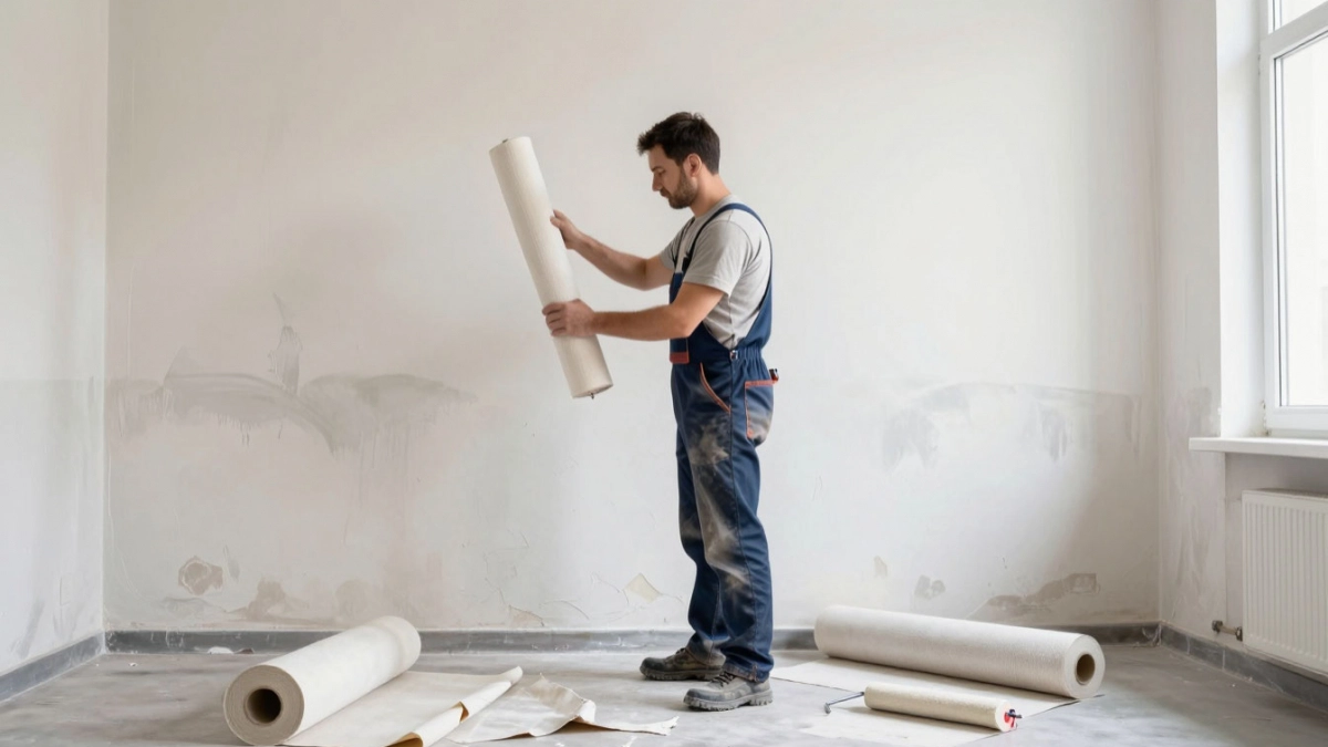 Виниловые обои - прошлый век: клеим другой прочный материал - тренд 2026 года у дизайнеров