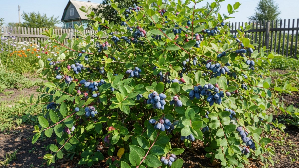 Для щедрого урожая жимолости — обязательно: лью 2 стакана на ведро — растет как бешеная