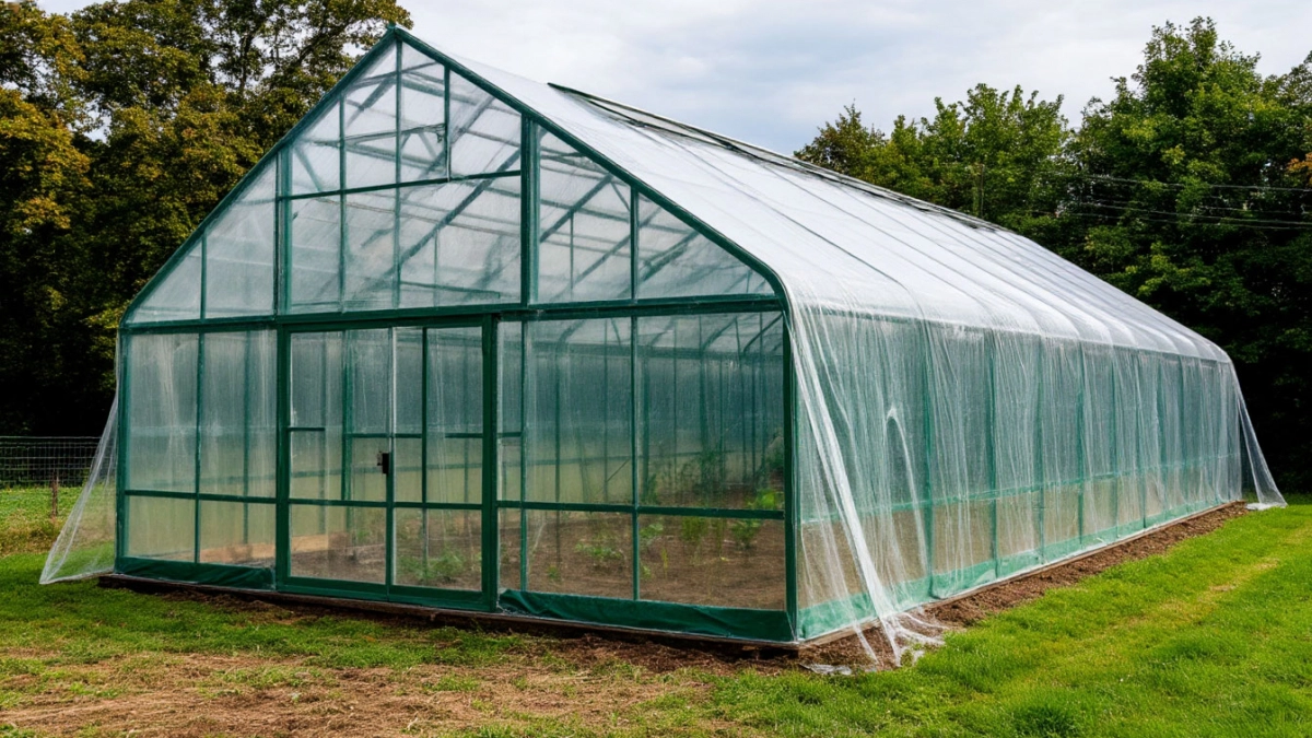 Зачем хитроумные огородники накидывают сетку на теплицу – узнала от соседа и теперь делаю так сама