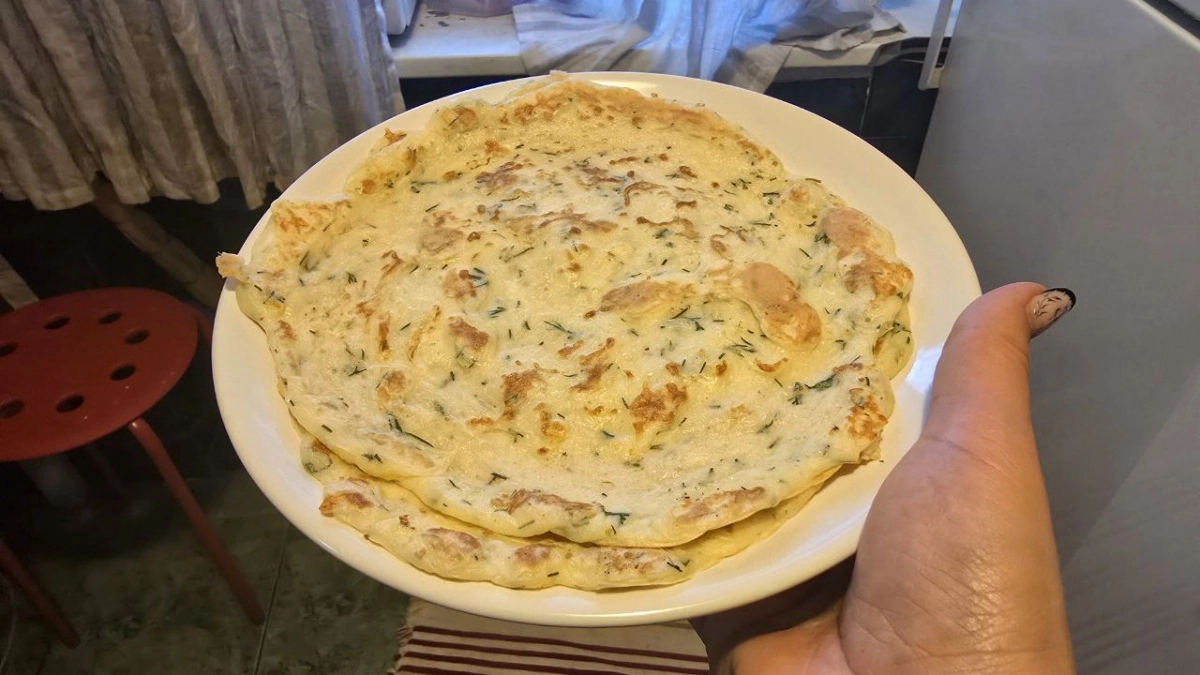 Бабушка научила, к чаю за 15 минут из ничего - лепешки на сковороде: вкусно, просто и по-домашнему