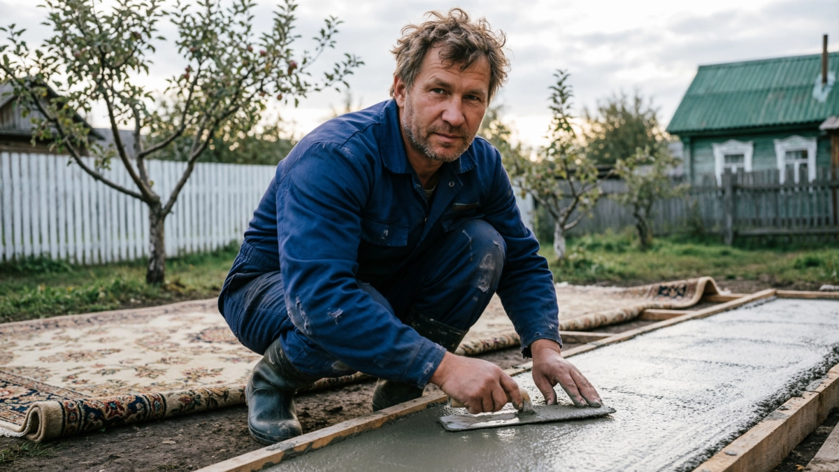 Забираю у знакомых ненужные ковры: мастерю из них надежный фундамент для дорожек на даче – вот как это сделать