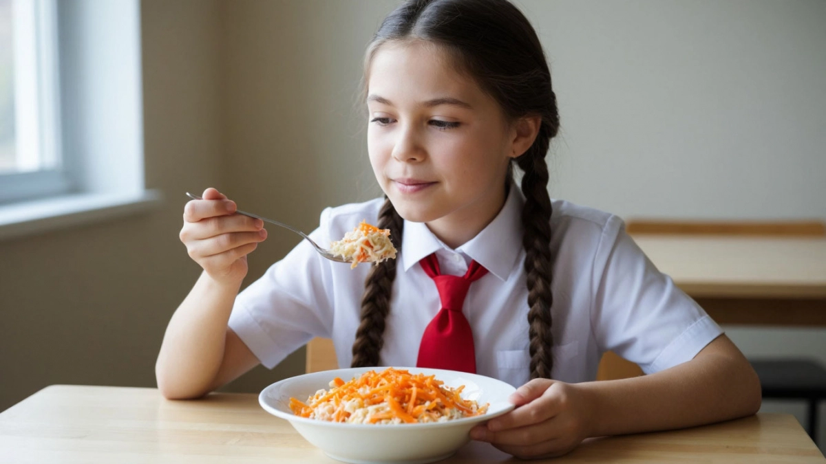 Тот самый салат «Вкуснота» из школы: 3 минуты на нарезку и готово. Весной делаю его через день