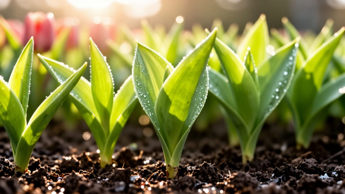 Тюльпанам после появления ростков – обязательно: 4 процедуры для пышного и обильного цветения