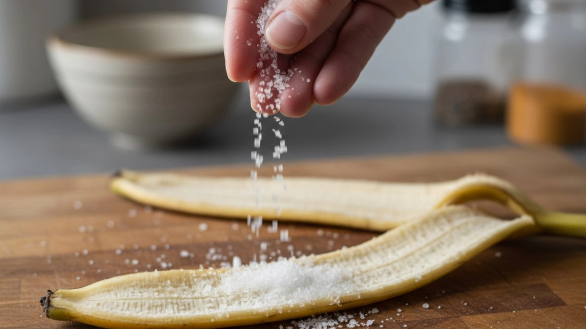 Банановую кожуру посыпаю солью —всю весну не нарадуюсь своей смекалке: лучший лайфхак для лентяев
