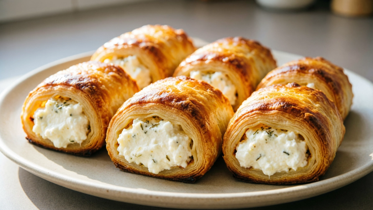 Беру тесто и творог: готовлю рулетики как в ресторане себе на завтрак