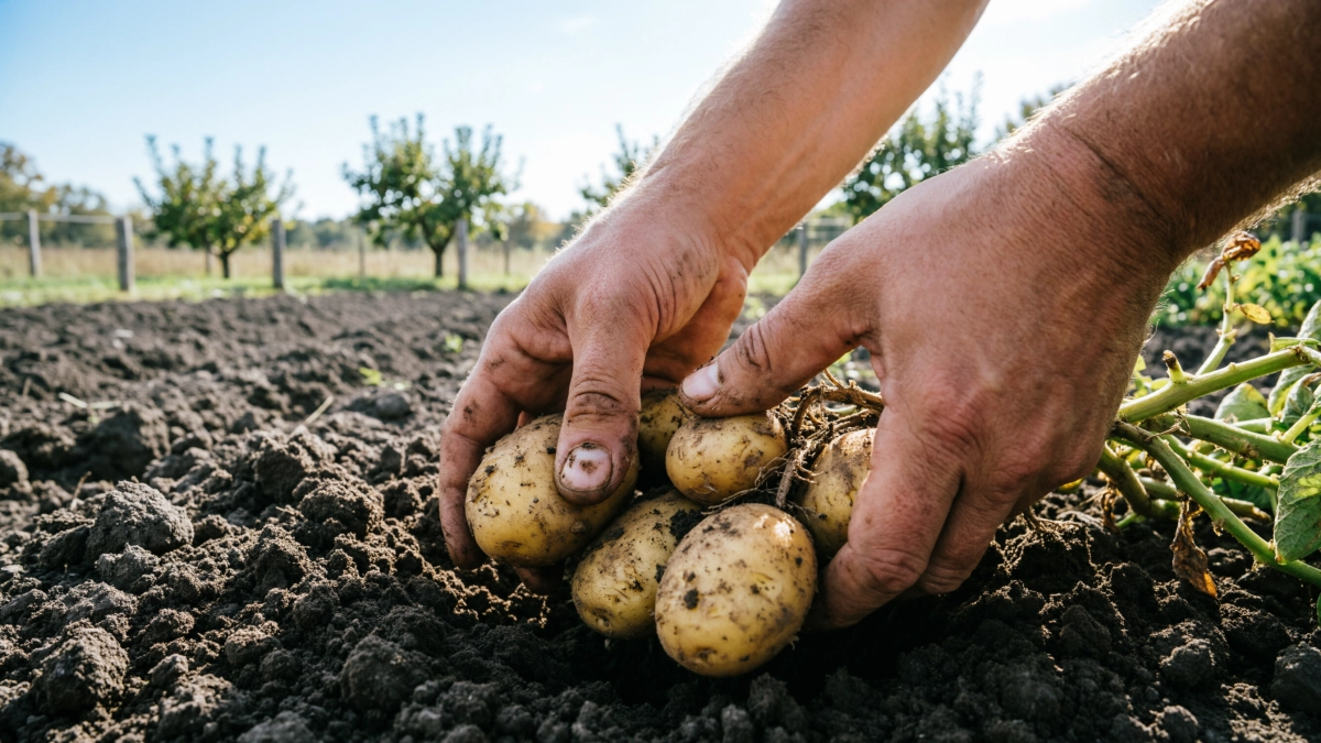 4 года подряд сажаю картофель в гребни — урожай в 2 раза богаче: клубни ровные, крупные, чистые