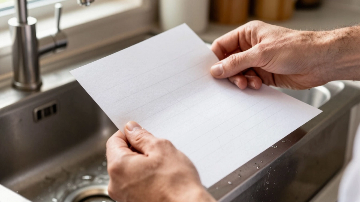 Почему знающие люди кладут бумагу в раковину перед отъездом: хитрость, о которой многие не знают