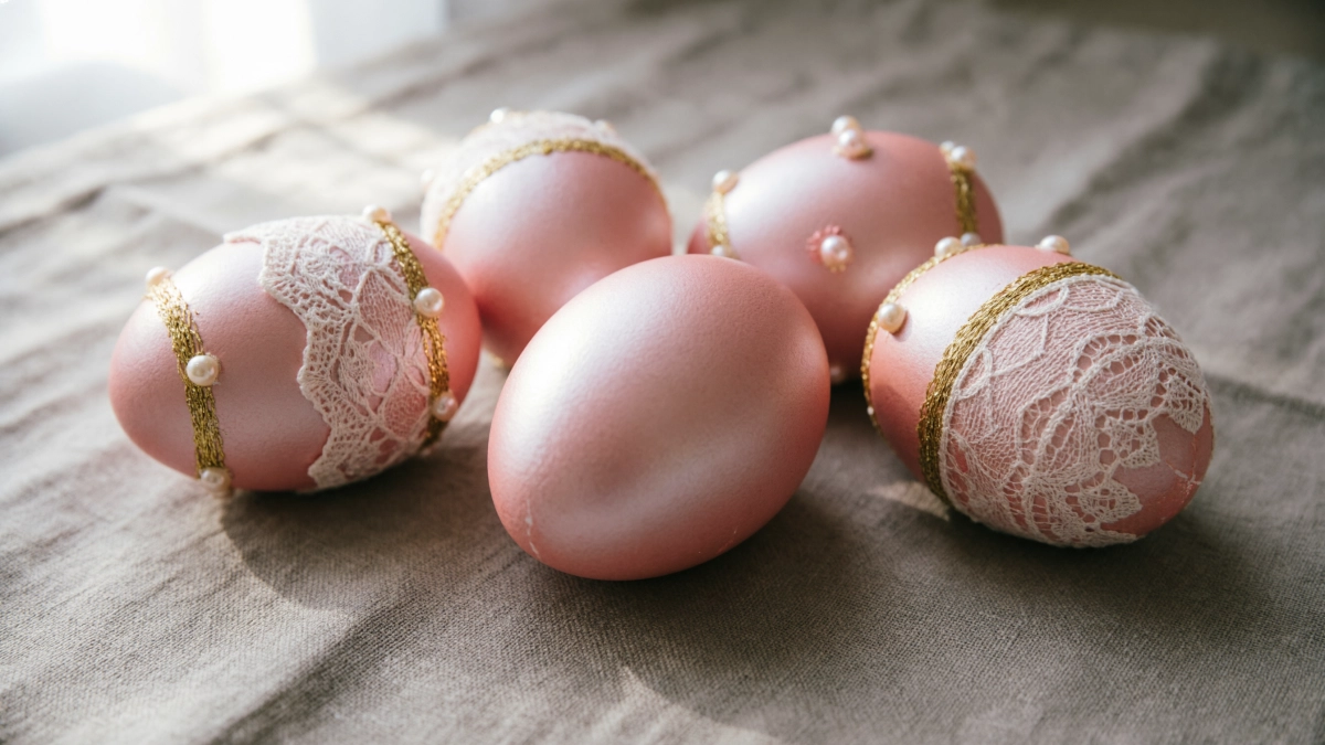 Изумительно красивые пасхальные яйца розового цвета: для покраски нужен лишь один натуральный ингредиент