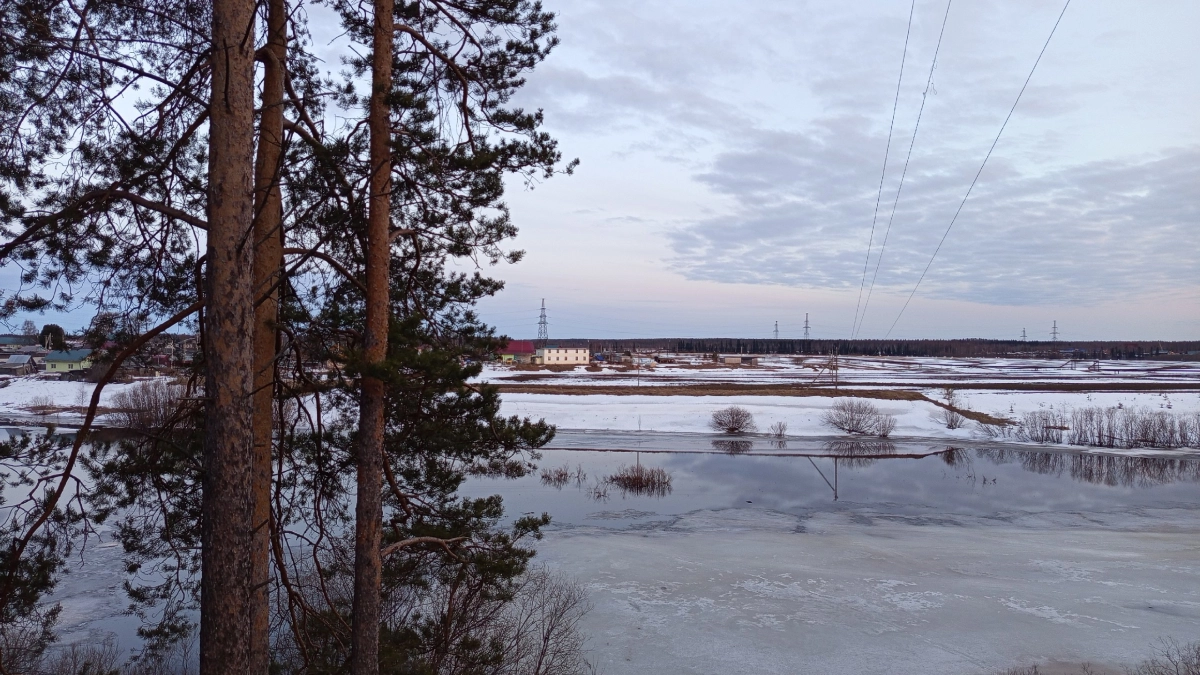 Весенний паводок в Коми стремительно набирает силу