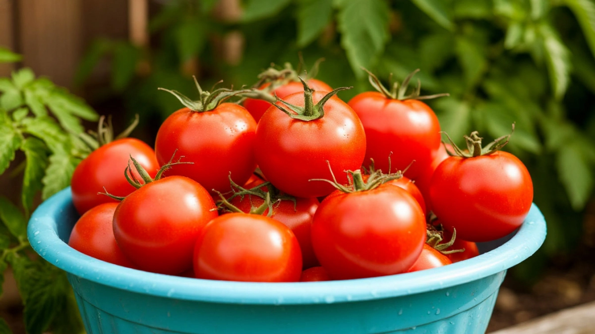 Киньте 1 ложку в лунку - помидоры не болеют и всегда мясистые: по 300 г каждый