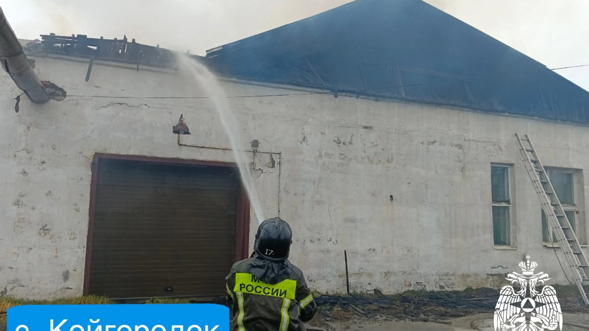 За сутки в Коми сгорел дачный дом и кровля молокозавода