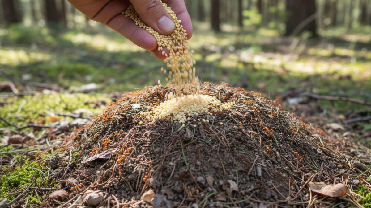 1 стакан крупы - муравьи и клещи убегают с участка сломя голову: урожая в 3 раза больше