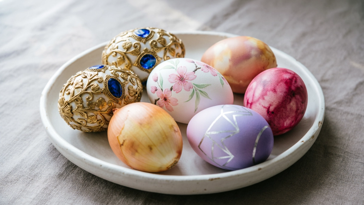 Луковая шелуха уже прошлый век: яйца с такой покраской даже в руки брать будет жалко – 5 креативных техник