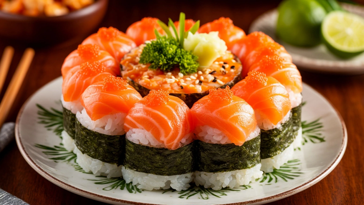 Это сейчас главный тренд: как приготовить запечённый суши-торт из тиктока