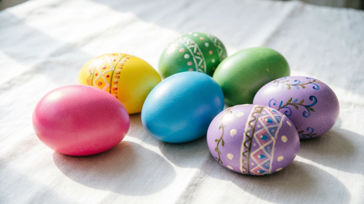 Делаю из обычных яиц произведения искусства: простой способ, который выглядит дороже фабричных красителей