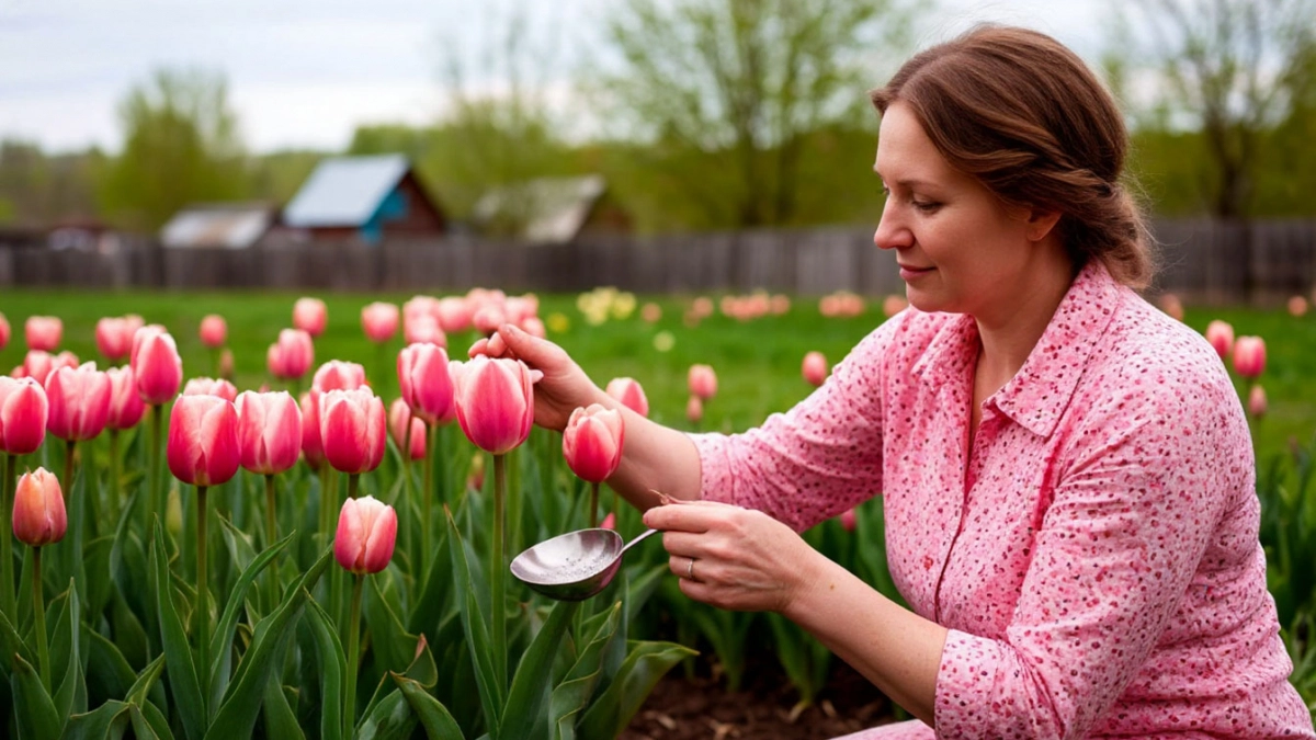 Мечта всех тюльпанов в апреле: 1 ложка на ведро воды - яркие и пышные 20/20 бутонов