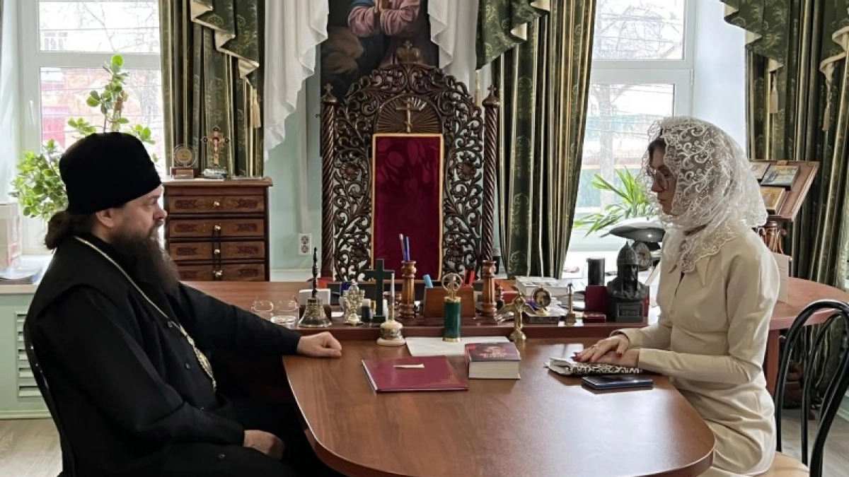 Митрополит Коми-Зырянский Филипп и Мария Бутина создадут проект о Стефане Пермском для канала "Спас"