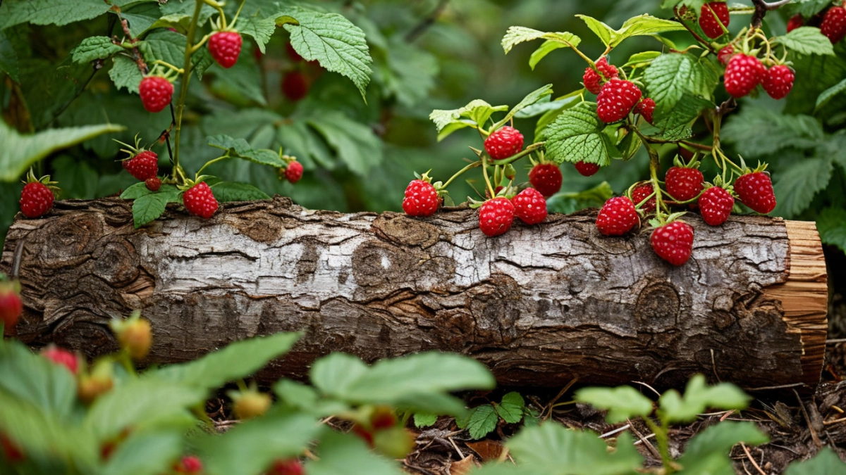 Полено для малины в апреле: и мои кусты не разрастаются по участку - а урожай собираю ведрами