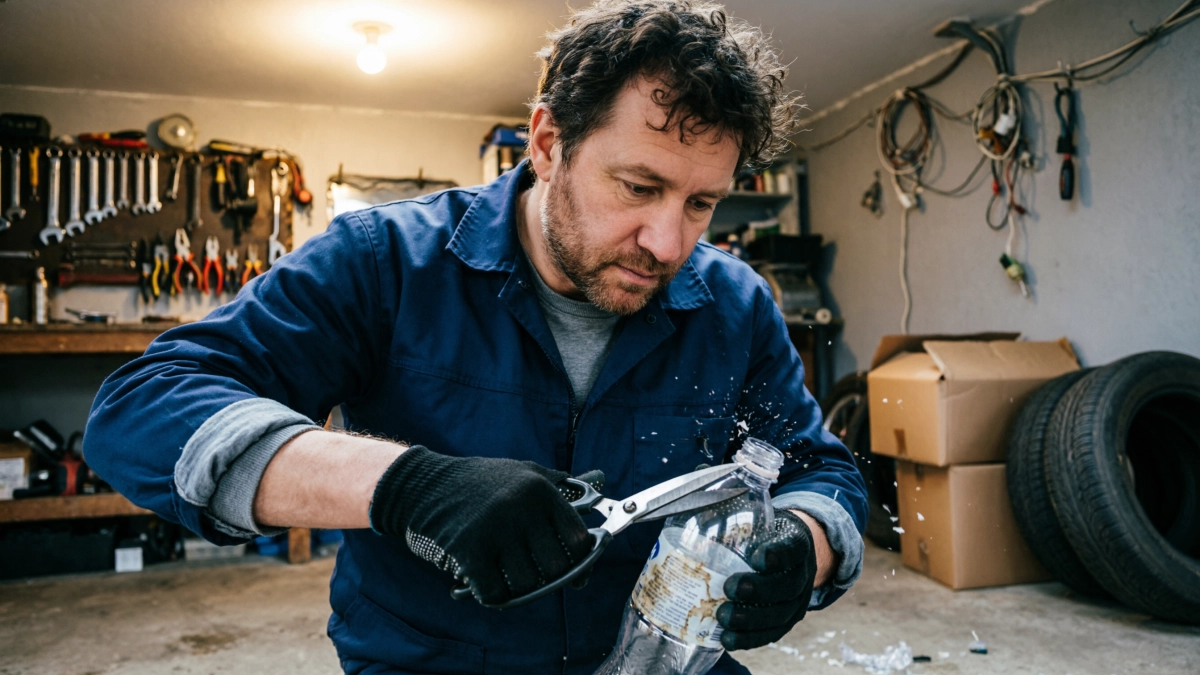 Не выбрасываю пластиковые бутылки: из мусора делаю болт, который закручивается без ключа