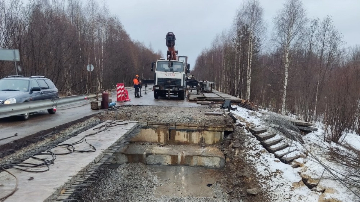 Как проходит ремонт моста через Кулом-Ю в Коми: этапы работ и сроки сдачи