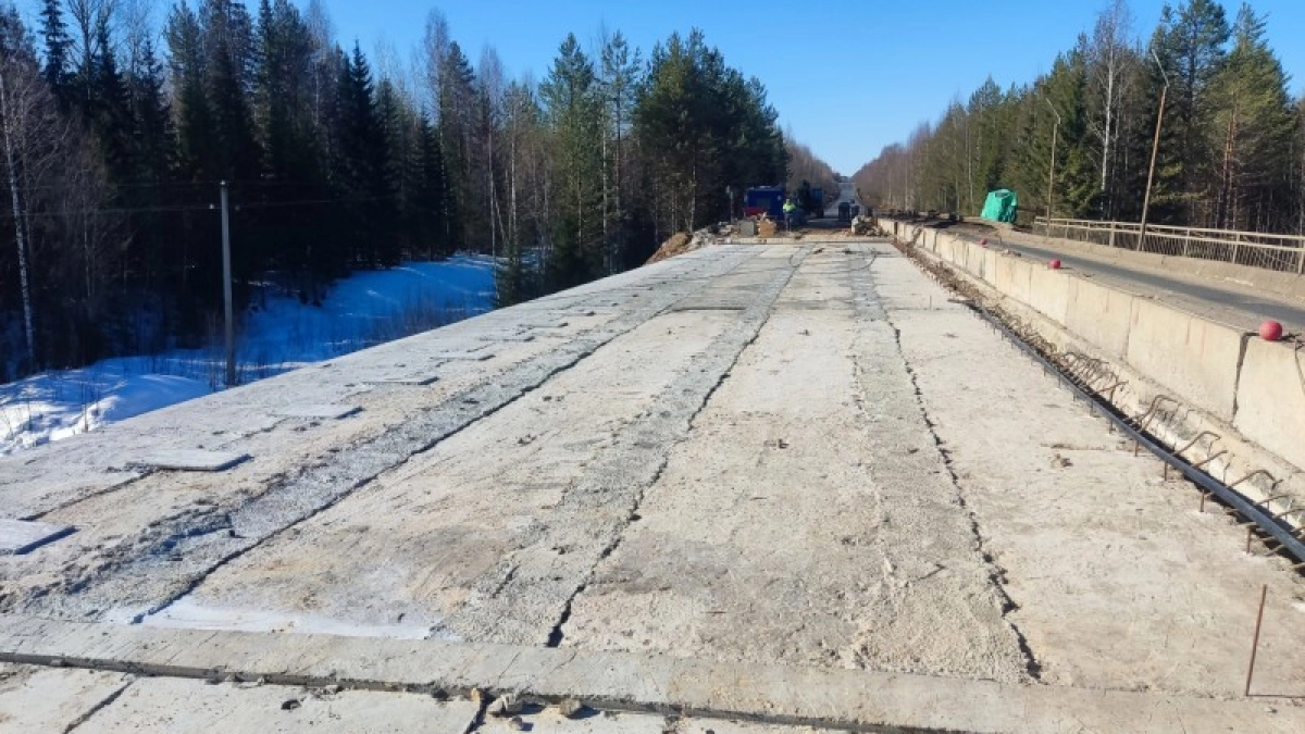 Как в Коми ремонтируют мост через Чортас: этапы работ и сроки завершения