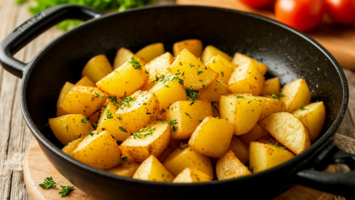«Никогда больше не испорчу картошку»: оказывается я всю жизнь жарил её не так — подруга научила как надо