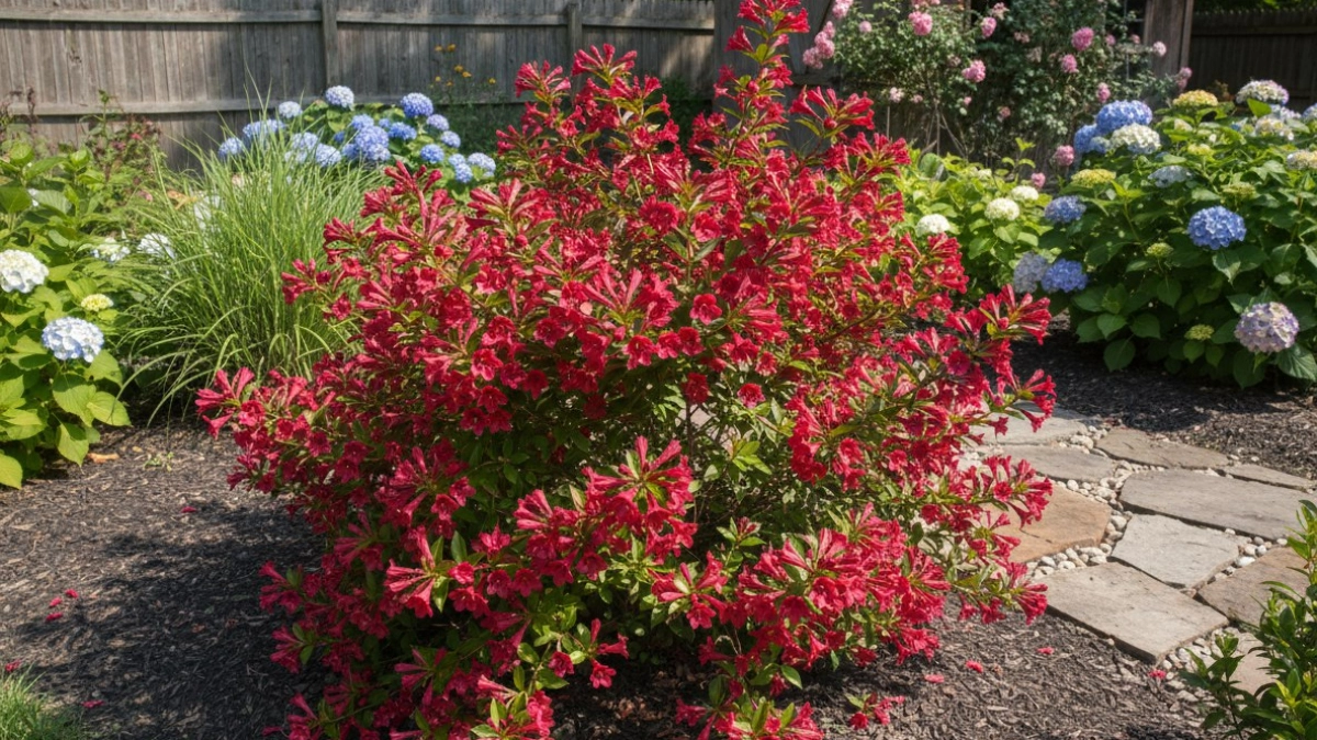 Кроваво-красная лавина у забора: этот куст-рекордсмен заменит даже розарий и сбережет нервы