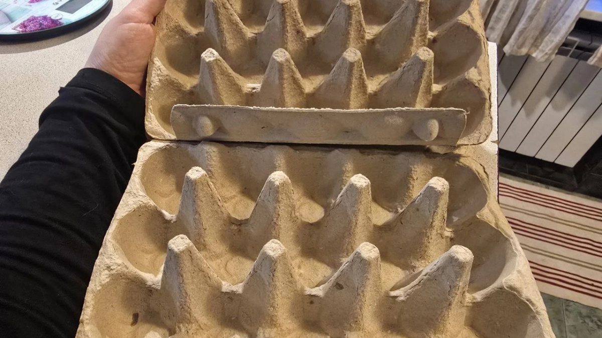 Пустые лотки от яиц больше не выкидываю: нашла им применение и довольна - пригодились в прихожей