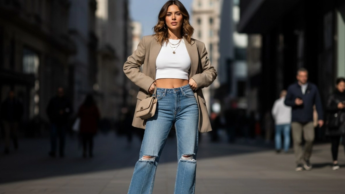Эта модель джинсов — тренд сезона-2026: облегчает силуэт и сочетается с любой обувью — как и с чем носить