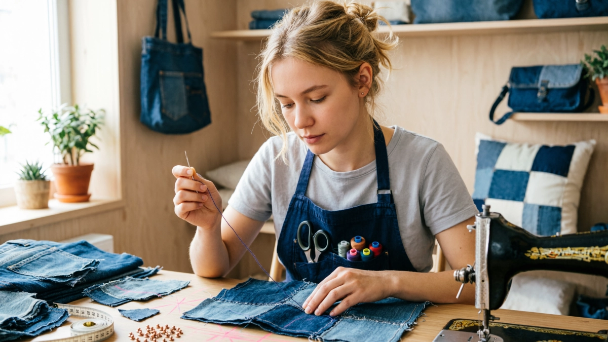 Не выбрасывайте старые джинсы: вот как их можно использовать - простые и очевидные идеи, но мало кто догадался до таких переделок