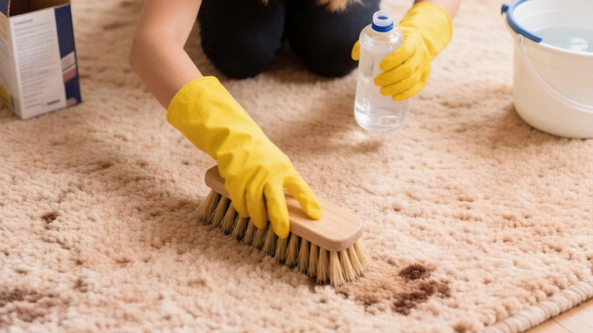 Теперь мои ковры всегда как новые: показываю простой способ как без усилий удалить все загрязнения 