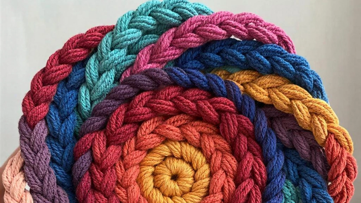 Старую одежду и веревки не выкидываю, берегу как зеницу ока — плету из них коврики: проще косичек, а получается красота