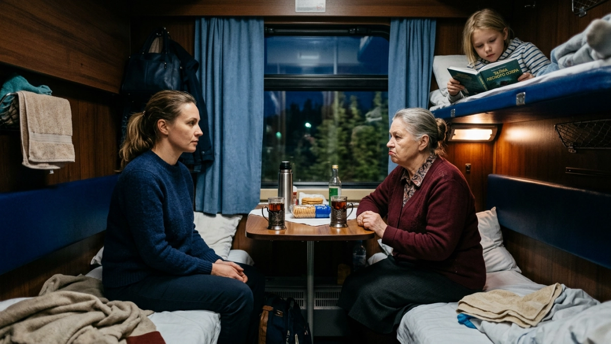 Что ответила молодая девушка, когда пенсионерка попросила её уступить нижнюю полку - это лучшее, что я слышал