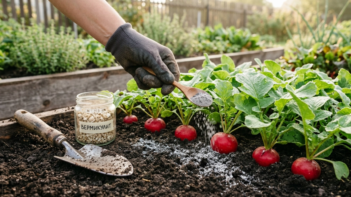 Как только редиска взошла — делаю 3 обязательные процедуры — корнеплоды зреют сочные, ровные как с картинки