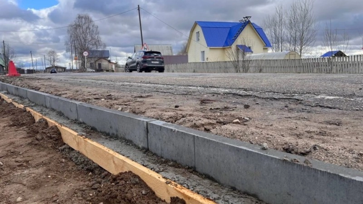 В Коми продолжается благоустройство тротуаров