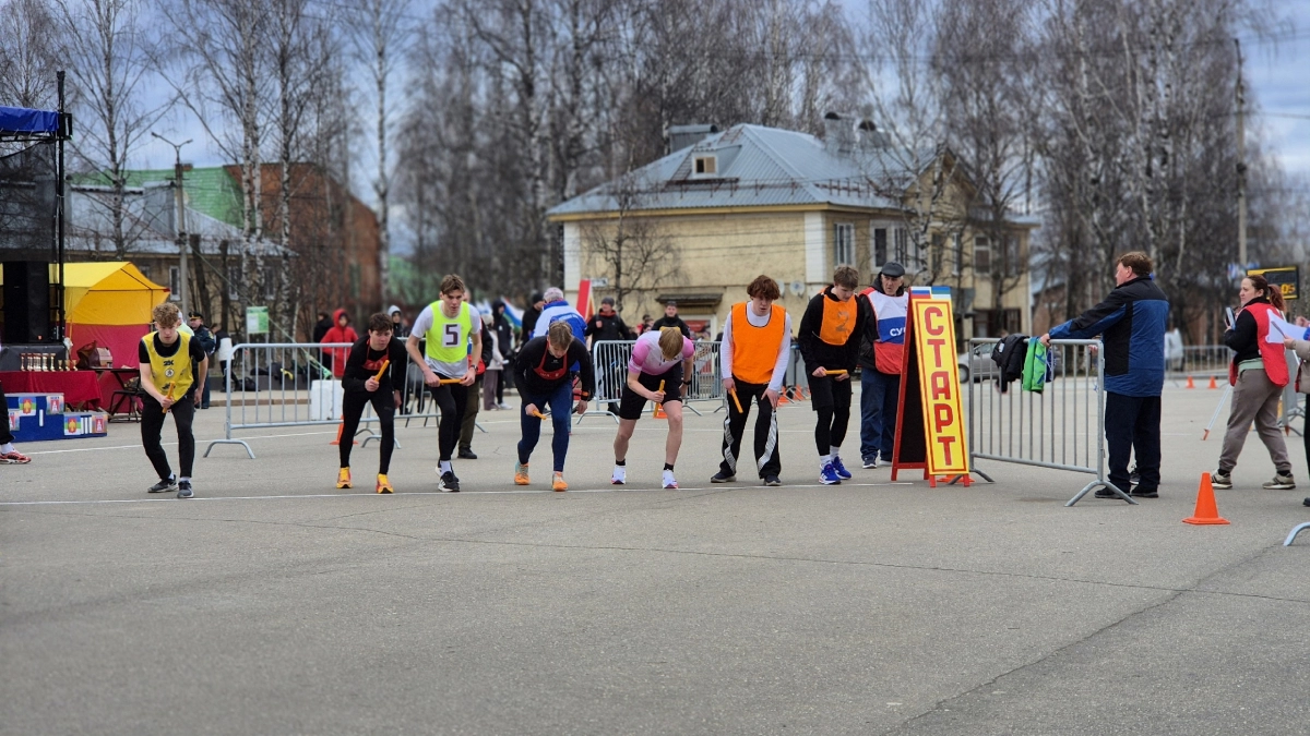 Более 400 участников вышли на эстафету в Ухте в честь 81-й годовщины Победы