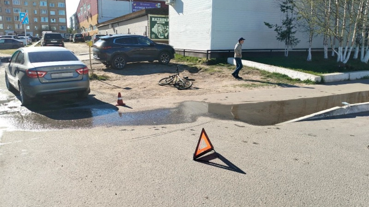 В Коми пенсионер на "Ладе Весте" сбил ребёнка на велосипеде