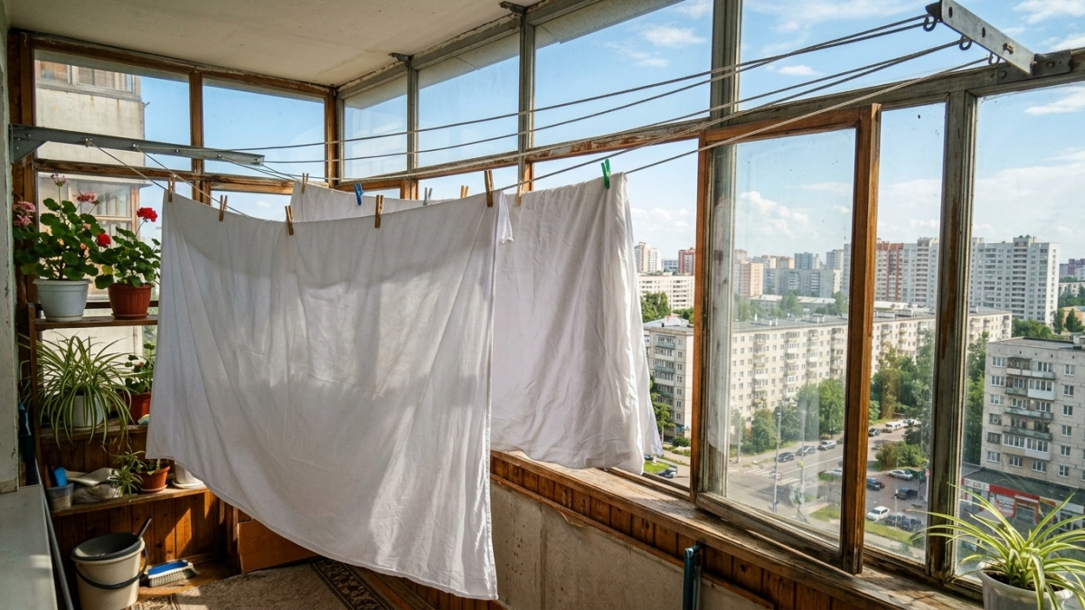 Одна ошибка после стирки портит запах простыней — часто ее допускают летом: почему появляется неприятный запах