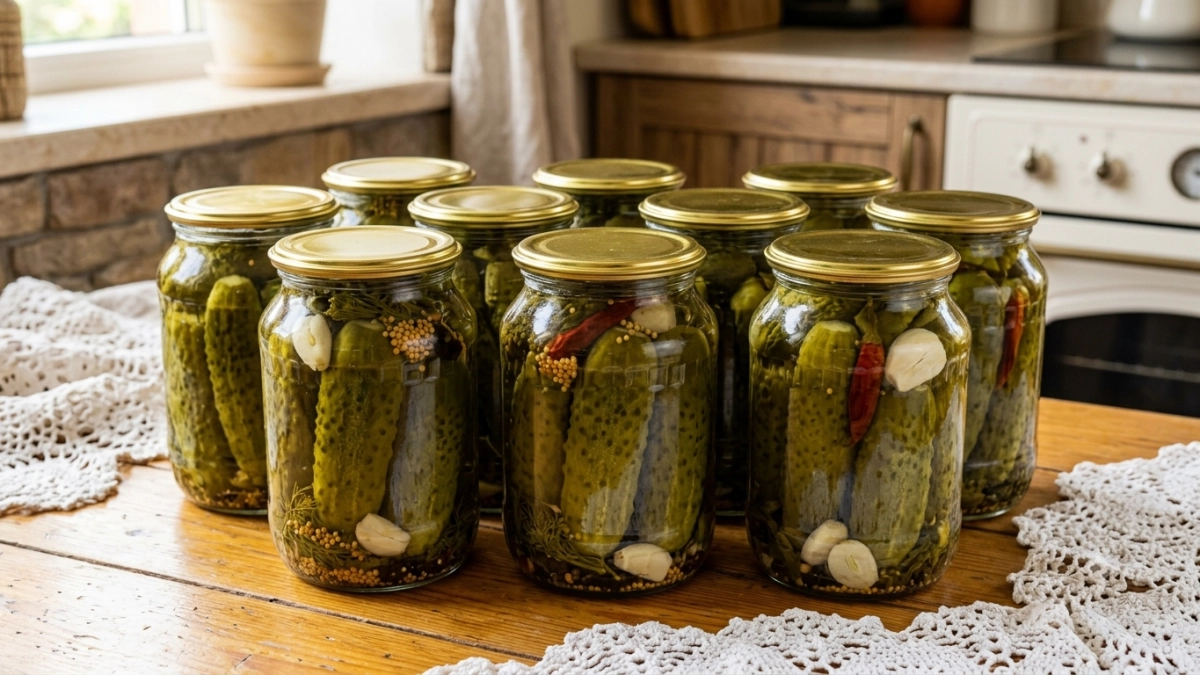 Хрустящие огурчики вкуса неземного: рецепт на зиму на 30 минут — муж их обожает до потери пульса