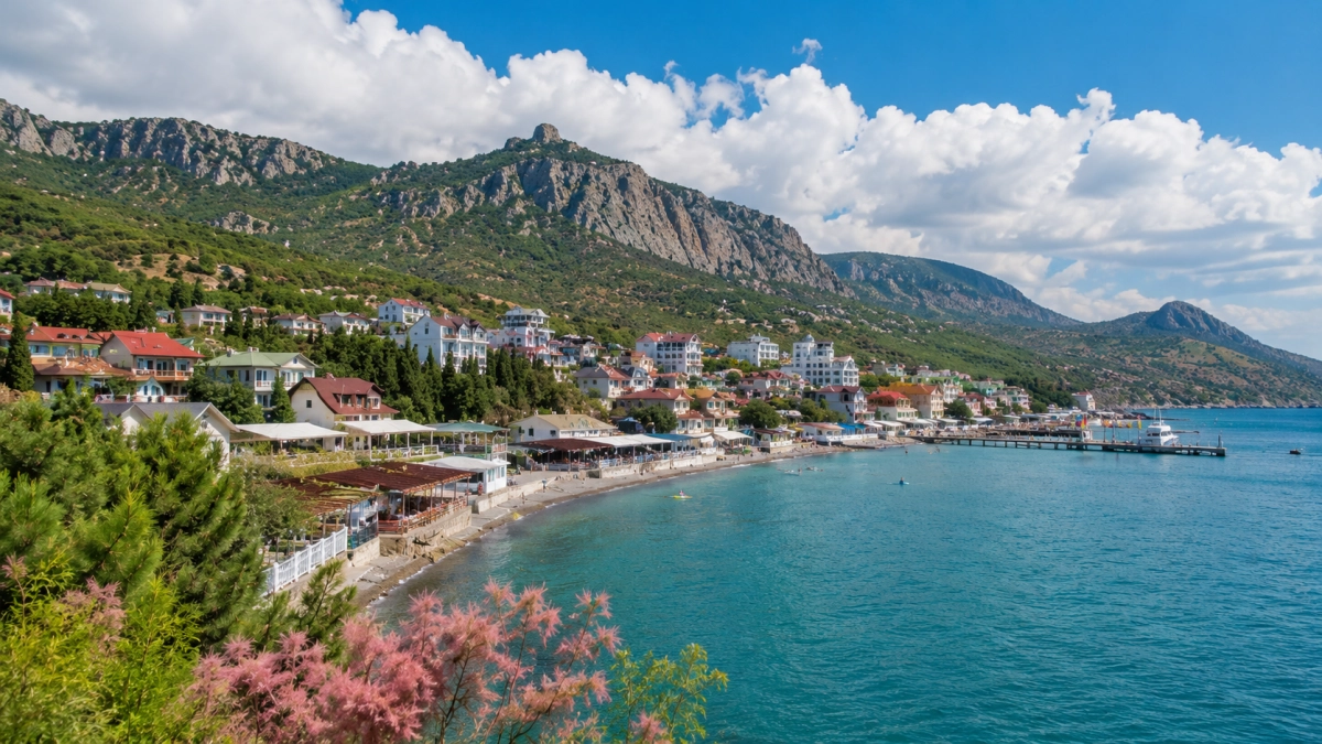 Не Ялта и не Алупка: тихий посёлок на южном берегу Крыма, о котором не знают туристы – прячется между горами и морем