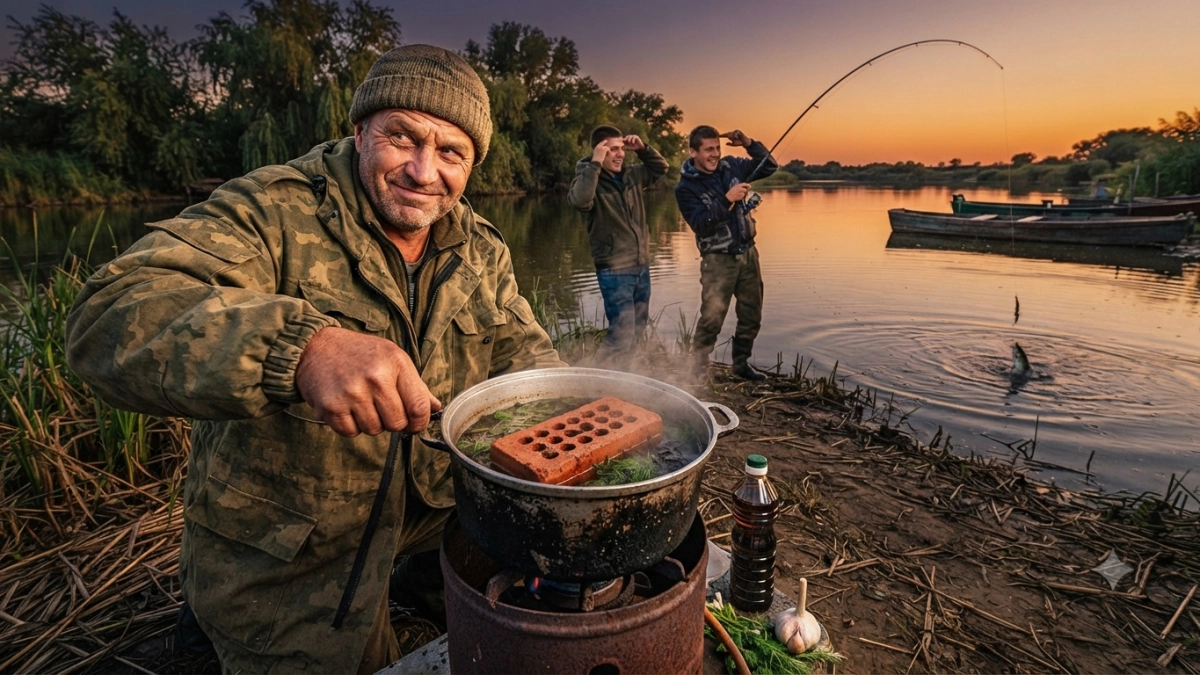 Рыбаки крутят пальцем у виска, а рыба клюёт как бешеная: зачем варить кирпич перед рыбалкой