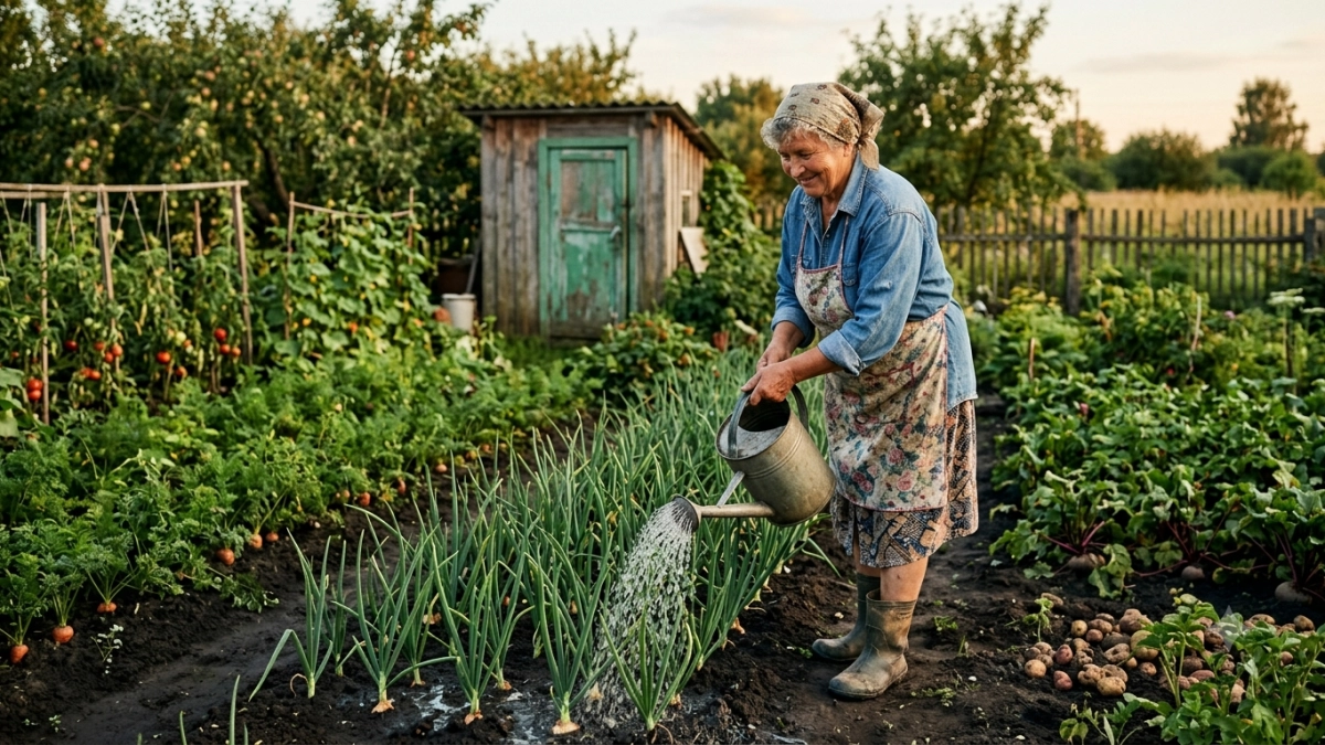 В конце июля луку обязательно — 4 простых шага, чтобы собрать головки размером с кулак
