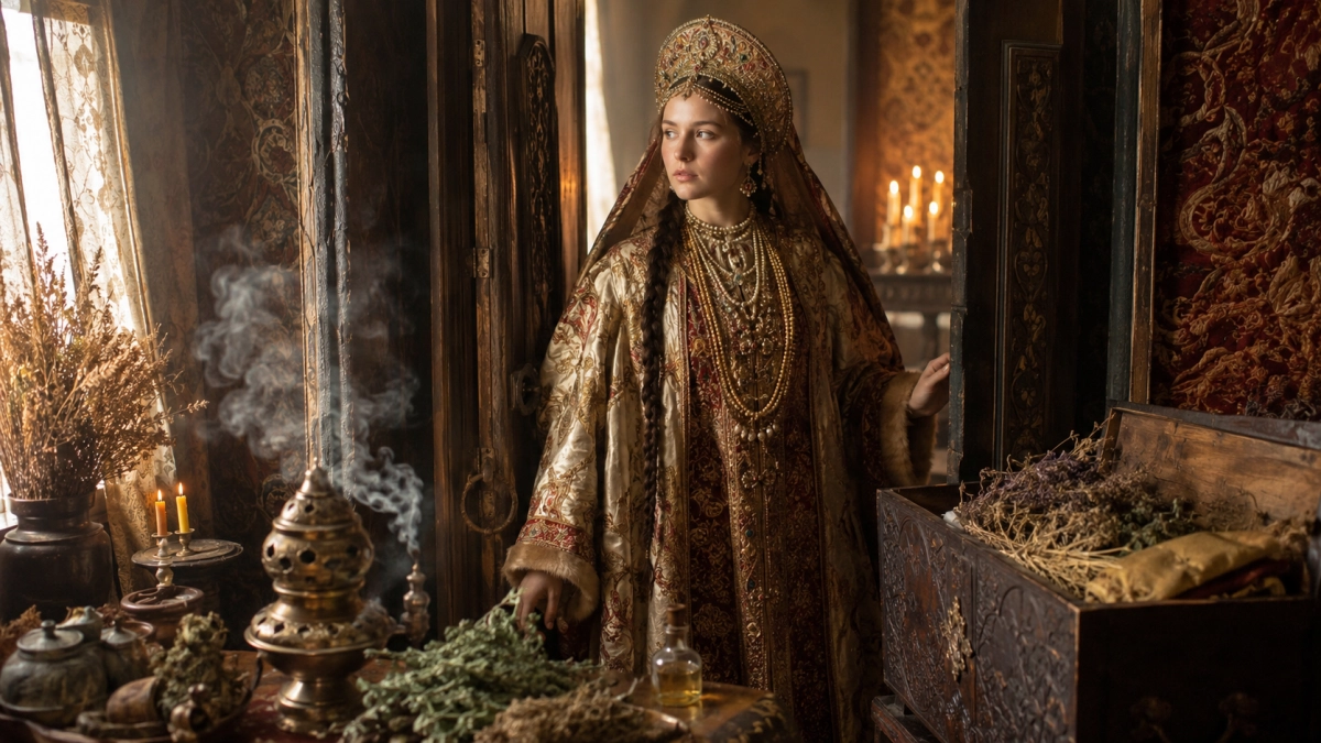 Этот запах выдавал русскую царевну ещё до её появления: чем пахли знатные женщины на Руси