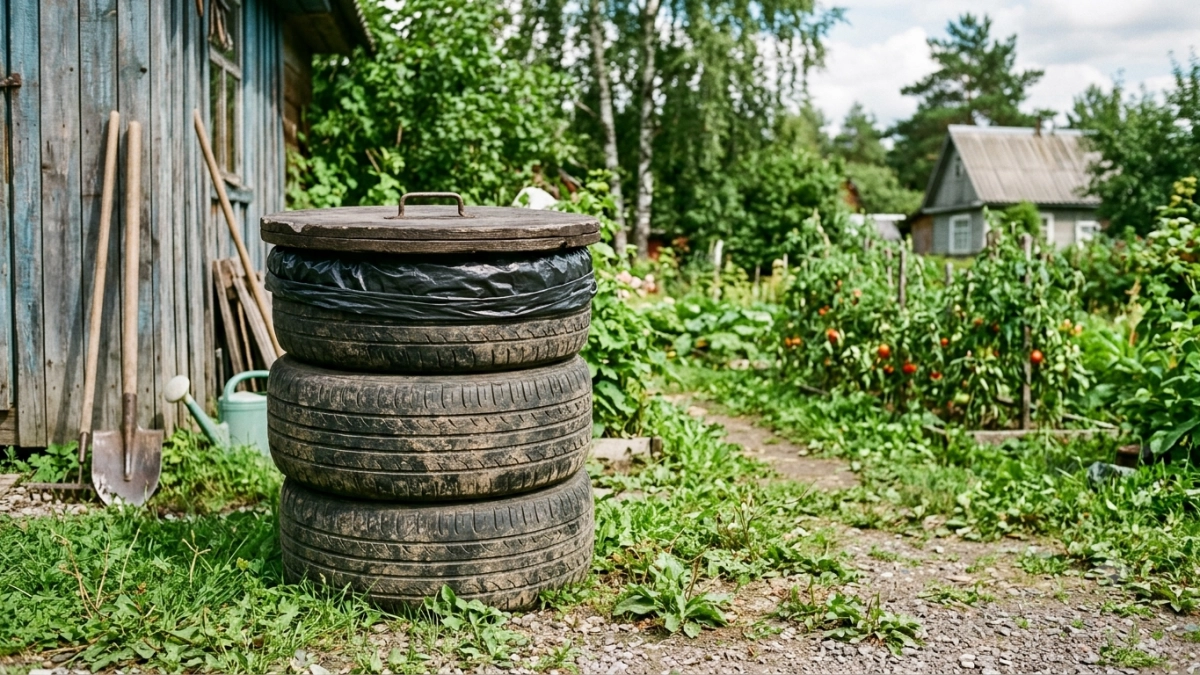 Забираю у друзей «убитые» покрышки — и делаю из них классные и полезные вещи на даче: 10 гениальных идей