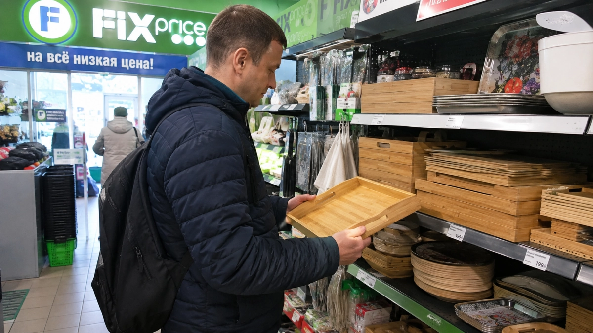 Взял в Fix Price бамбуковый поднос, но не под нарезки: нашел ему применение на даче — не могу нарадоваться своей находке 
