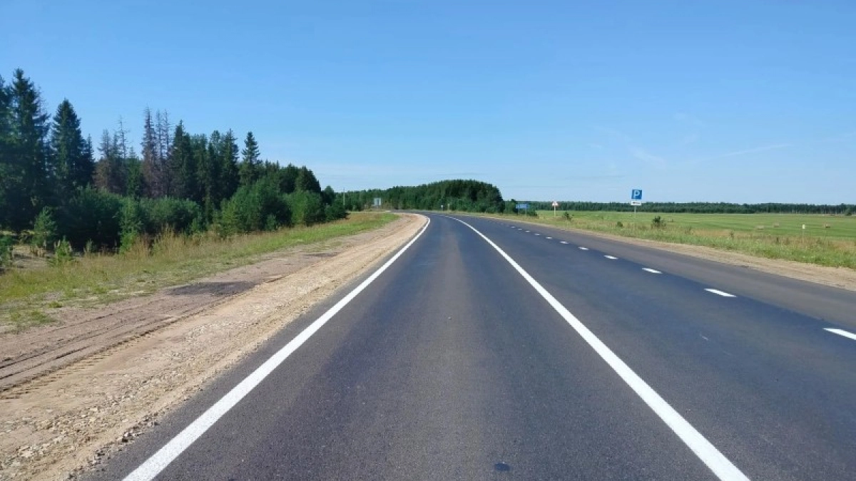 Дорожники завершают ремонт трассы Сыктывкар – Троицко-Печорск в Коми