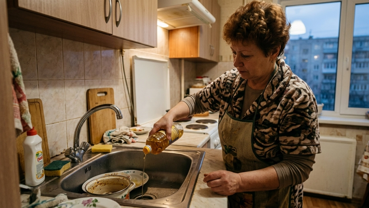 Вот зачем умные хозяйки льют масло в раковину: и горя не знают - лайфхак на лето
