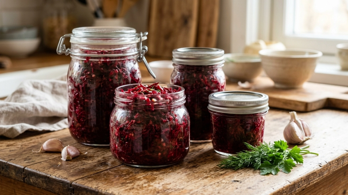 Салат из свеклы с чесноком теперь закатываю в банки на зиму — и вот как сделать это вкусно